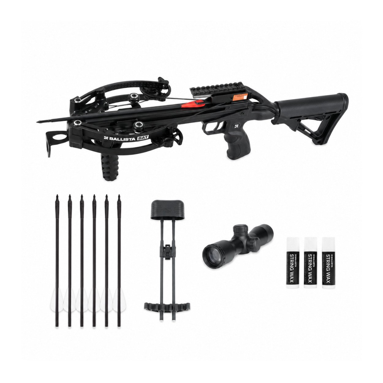 Ballista BAT Compound Crossbow with Triangle Buttstock Bundle (300 FPS)