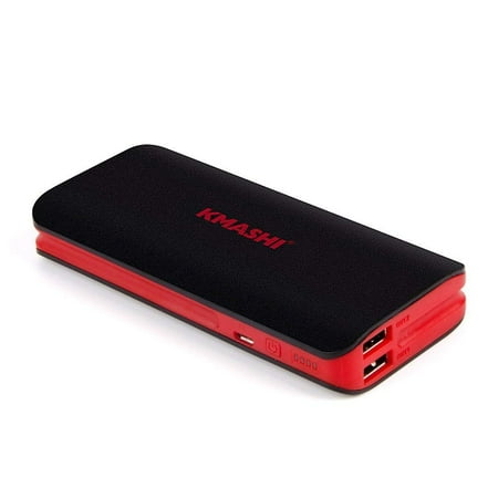 KMASHI 10000mAh Portable Power Bank with Dual USB Ports 3.1A Output and 2A Input - (Best Power Bank India 10000mah)