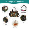 thumbnail image 3 of FORMRS Insulated Lunch Bag Unisex Large Capacity with Shoulder Strap, Orange Mushroom, 3 of 6