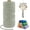 Bean Green, variant on Single Strand Macrame Cord 1mm x 110yards, Natural Cotton Rope Yarn for Wall Hangings, Plant Hangers, DIY Crafts, Home Decorations 110Yards
