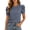 Dark Gray, variant on T Shirts For Women Crew Neck Bubble Sleeve Tops Solid Short Sleeve Sweet Casual Summer Tops Beige XL