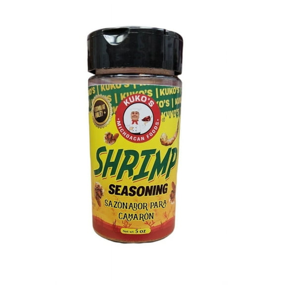 Kuko's Adobos Shrimp Seasoning Spice Blend, Vegan, 5 oz