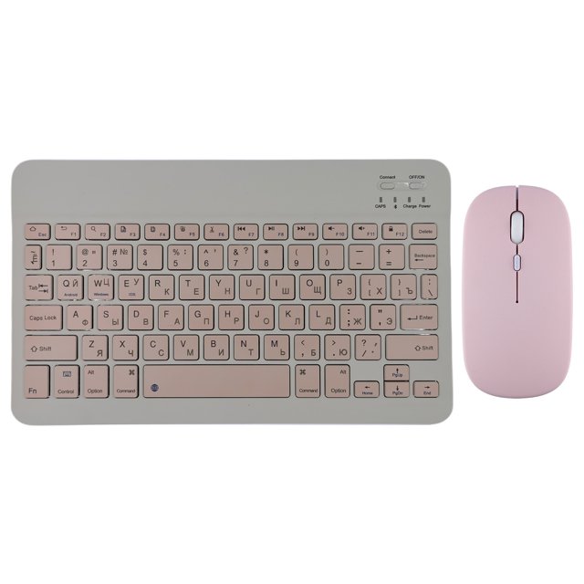 Teclado inalámbrico con Bluetooth, Mouse ruso, español, Coreano para iPad, Xiaomi, MiPad, Samsung, Huawei, MatePad, tableta, portátil, IOS, Android