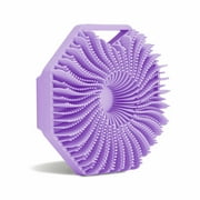 Sud Scrub® Silicone Body Scrubber, Exfoliating Body Scrubber for Sensitive Skin, Eco Friendly Shower Scrubber for Body, Purple