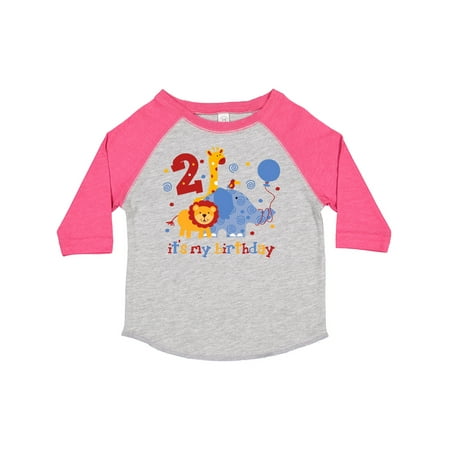 

Inktastic Safari 2nd Birthday Gift Toddler Boy or Toddler Girl T-Shirt