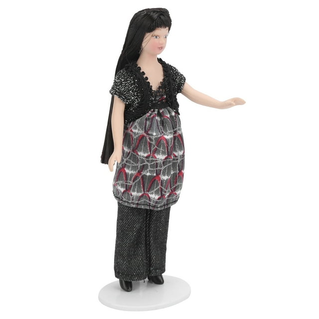 Dollhouse Mujer Moderia, Miniatura de Porcelana de Bricolaje 1:12 Accesorios de Casa de Muñecas para 1:12 Decoración de la Casa de Muñecas