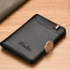 thumbnail image 3 of Portatarjetas Ultrafino para Hombre, Cartera, MaletíN, PortáTil, Anti DesmagnetizacióN, Tarjetero para Documentos, Negro, 3 of 8