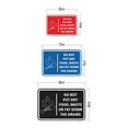 thumbnail image 5 of Signs ByLITA Classic Framed Do Not Put Any Food, Waste or Fat Down The Drains Door or Wall Sign Easy Installation | Health And Safety | Building And Hospitality Sign (Ivory/Dark Brown) - Medium, 5 of 7