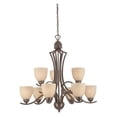 thumbnail image 3 of Thomas Lighting SL808372 Triton Collection 9 Light Chandelier, Moonlight Silver, 3 of 3