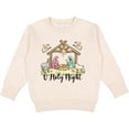 thumbnail image 2 of Inktastic O Holy Night Nativity Scene Christmas Toddler Sweatshirt, 2 of 4