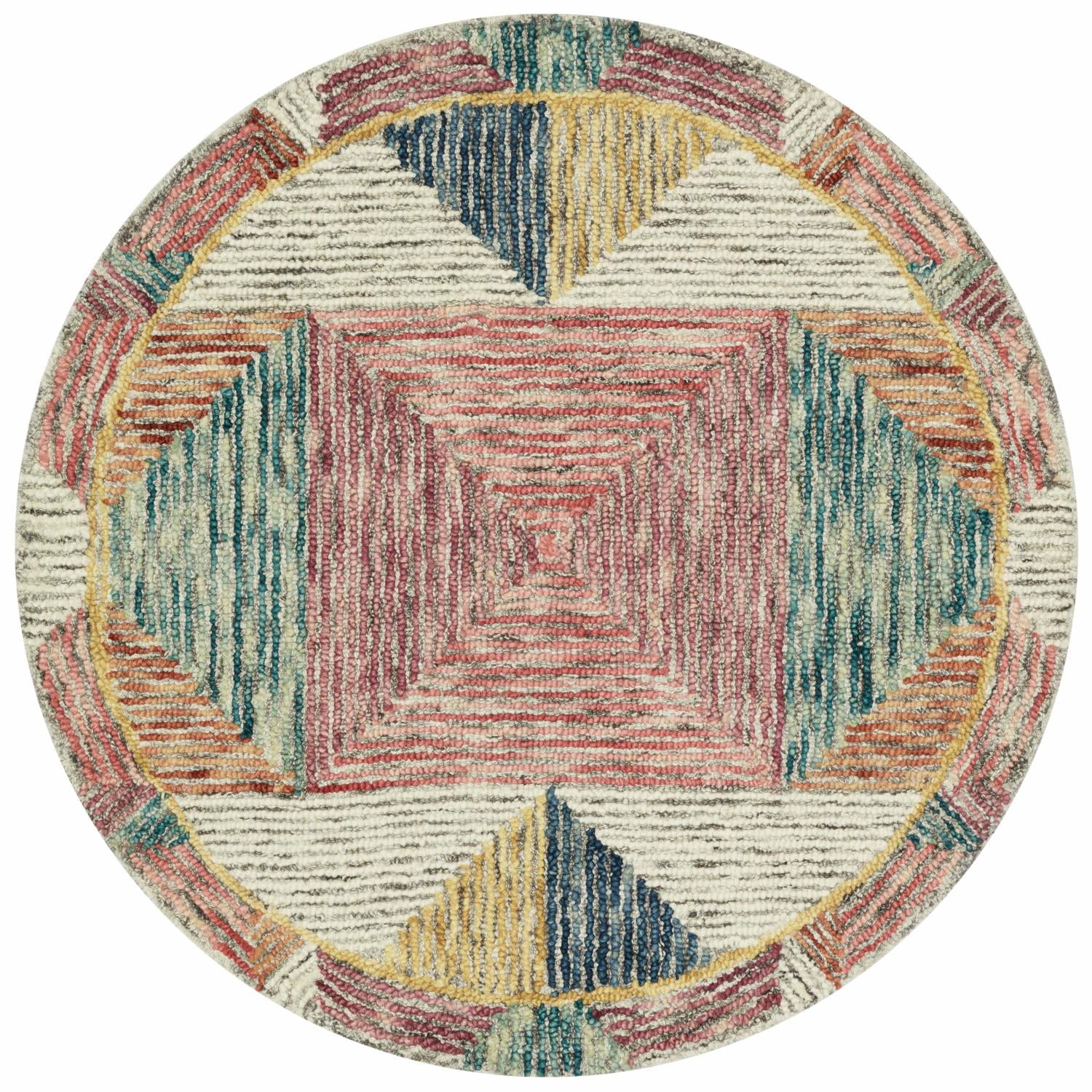 Loloi Spectrum Geometric Silver / Fiesta Area Rug