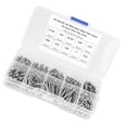 thumbnail image 1 of Screw Kit Assorted, Corrosion Resistance Cross Pan Screws Set Deep Thread  For Repairmen Use 180pcs #8-32UNC,220pcs #4-40UNC,250pcs #6-32UNC, 1 of 8