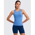 thumbnail image 2 of CRZ YOGA Seamless Workout Tank Tops for Women - Athletic Running Gym Sleeveless Shirts Racerback Breathable, 2 of 5