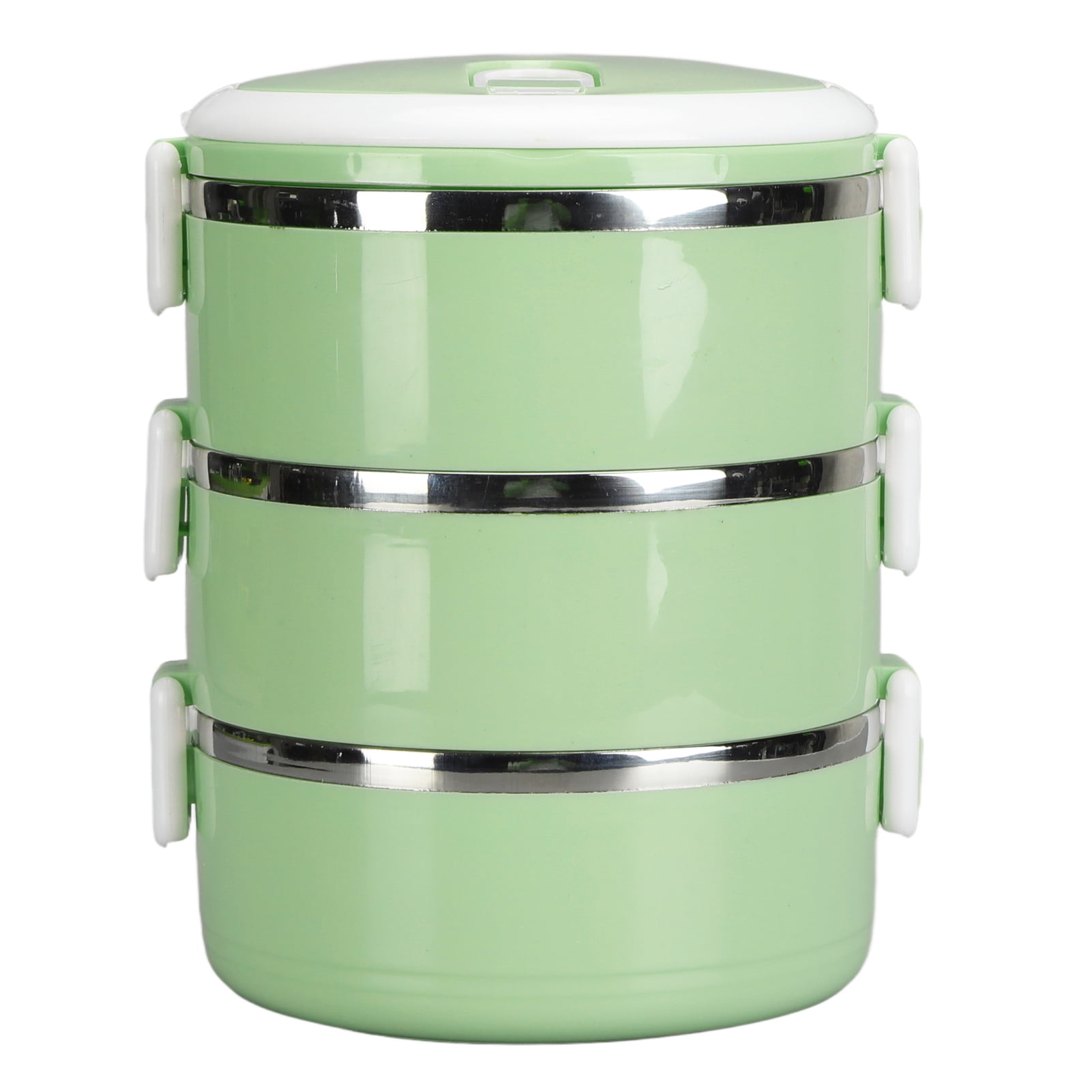 Stainless Steel Bento Box ,Adult Lunch Box Set, Portable Insulated Lunch Containers StackableLeakproof Food Container for Adults Office Outdoor[Three Layers Nordic Green]