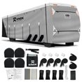 thumbnail image 1 of KNOX 2nd Gen Motorhome RV Cover Class A, Anti-Tear APEX Fabric, Superior Class A Motorhome, Camper RV Trailer Cover Includes Ladder Cover, Tire Covers, and Gutter Covers - Size 25-30 ft, 1 of 9