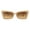 Tan (Brown), variant on Women's Sunglasses Oversized Wide Rectangular Butterfly Fashion UV400 Tortoise