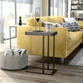 thumbnail image 2 of Furniture of America Asher Adjustable Side Table, Rustic Oak, 2 of 10