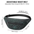 thumbnail image 3 of Fanny Pack Halloween Spider Web Pattern Waist Pack Bag,Running Cross Bag,Waterproof Large Fanny Packs for Women Men for Travel Running Hiking Cycling, 3 of 6