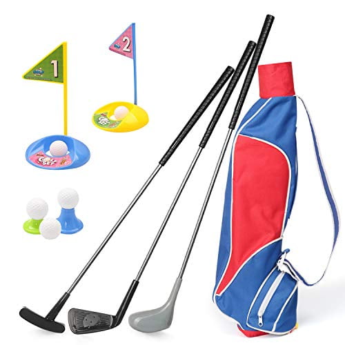 Kids Golf Clubs Set, Exercise N Play Deluxe Happy Young Golfer Sports