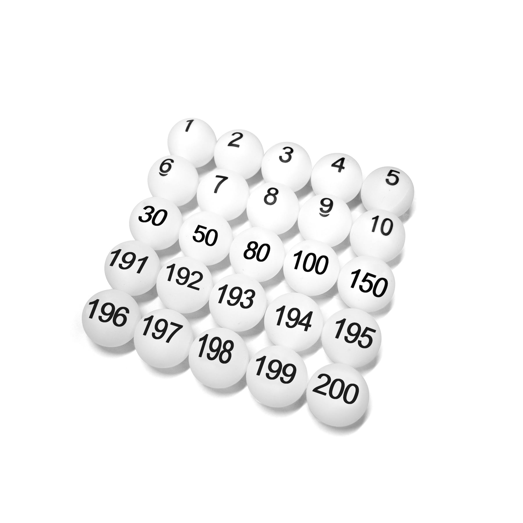 GOGO Numbered Beer Pong Balls 40mm Table Tennis Balls Raffle Ball GOGO Numbered Beer Pong Balls 40mm Table Tennis Balls Raffle Ball