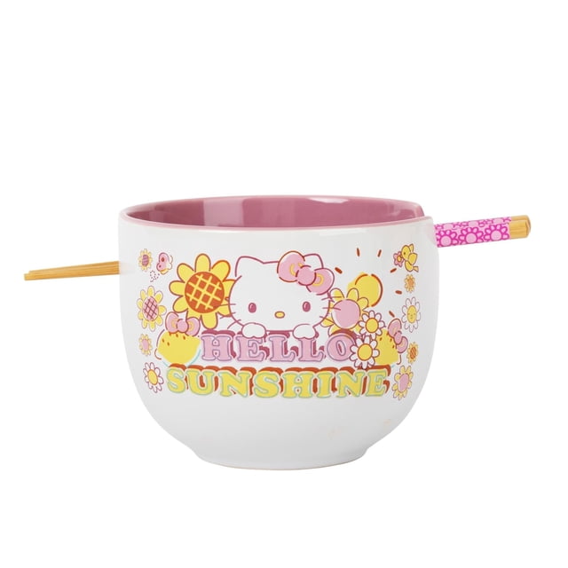 Juego de vajilla Ramen Silver Buffalo Hello Kitty Ceramic