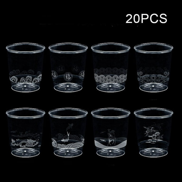 20 Pack - 200ml] Disposable Cups