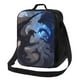 thumbnail image 1 of Disketp Black And Blue Lightning Dragon Bolsa Térmica Estampada para Almuerzo, Lonchera para Hombres y Mujeres Adultos, 1 of 7