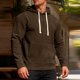 thumbnail image 5 of pstuiky camisas de manga larga para hombre, Sudadera con capucha de manga larga para hombre, informal, holgada, de color liso, para deportes al aire libre, con bolsillo y cordón camisetas de hombre s, 5 of 6