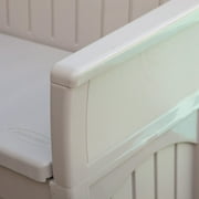 Resin Patio Storage Bench Resin Patio Storage Bench Image 3 Of