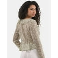 thumbnail image 3 of No Boundaries Ruffle Woven Top, Women's, 3 of 5