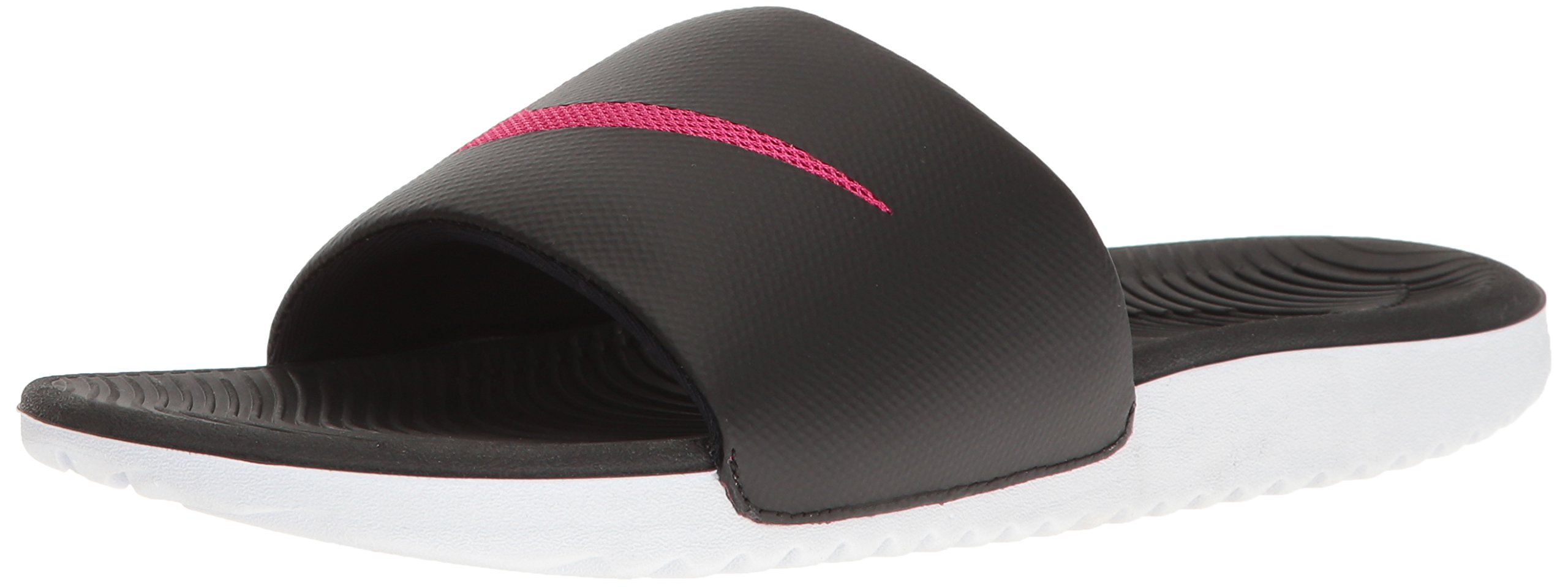 Nike 834588-060: Kawa Womens Black Vivid Pink Sandal - Walmart.com