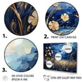 thumbnail image 3 of Designart "Field Of Navy Blue Poppies" Meadow Floater Framed Canvas Prints, 3 of 5