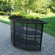 Oakland Living Elite Resin Wicker Home Bar