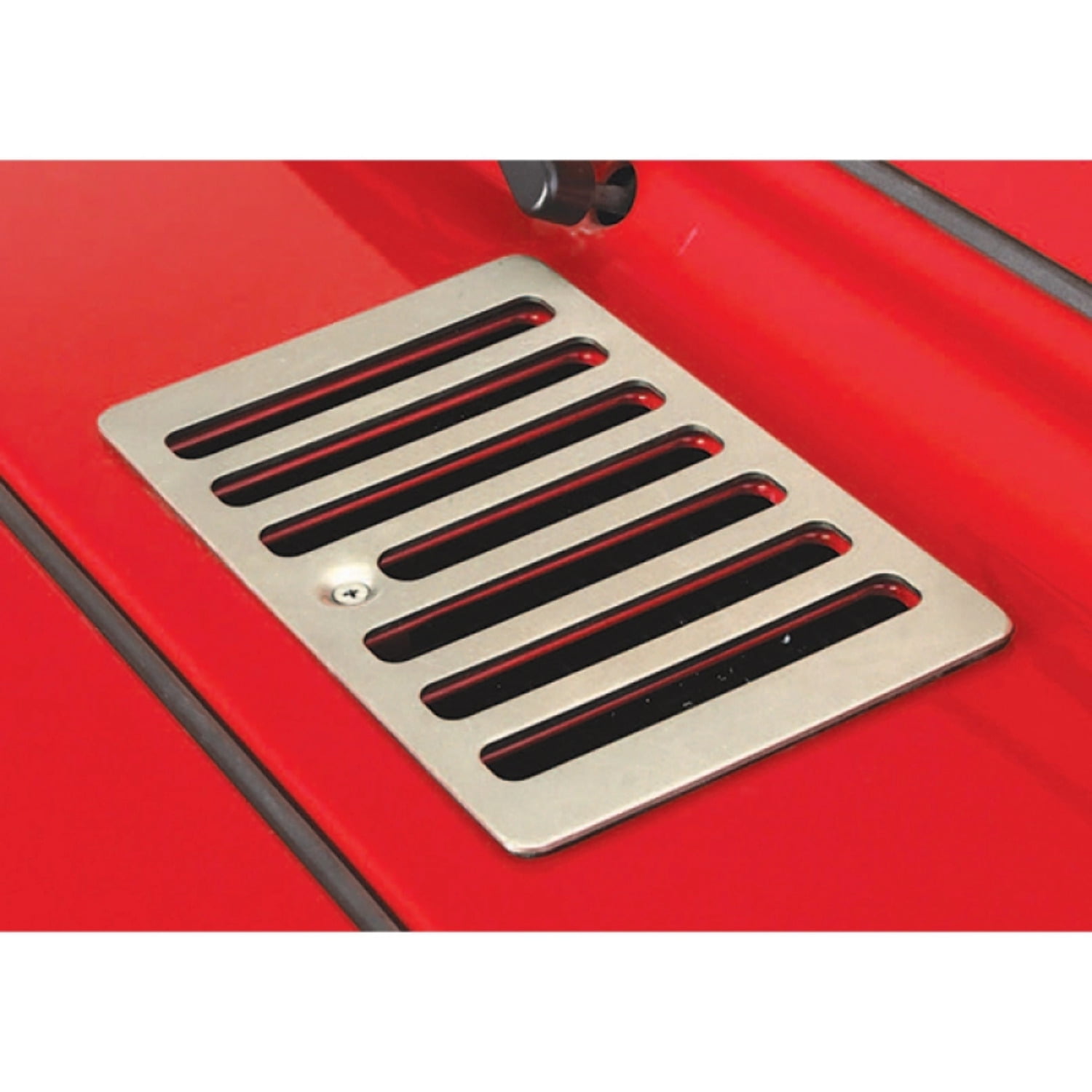 Rugged Ridge  Cowl Vent Cover, Satin, Stainless Steel; 98-06 Jeep  Wrangler TJ 