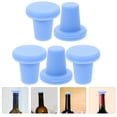 thumbnail image 1 of WHAMVOX 5Ud Tapones De Silicona Azul Para Con Sello Hermético Y Acabado Para Vino, 1 of 8