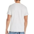 thumbnail image 5 of Hanes Men's 7 Pack ComfortSoft Tagless V-Neck T-Shirt (Bonus Pack) (Large (42-44), White), 5 of 6