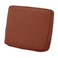 thumbnail image 6 of Classic Accessories Montlake FadeSafe Water-Resistant Patio Lounge Back Cushion, 21 x 22 x 4 inch, Heather Henna, 6 of 20