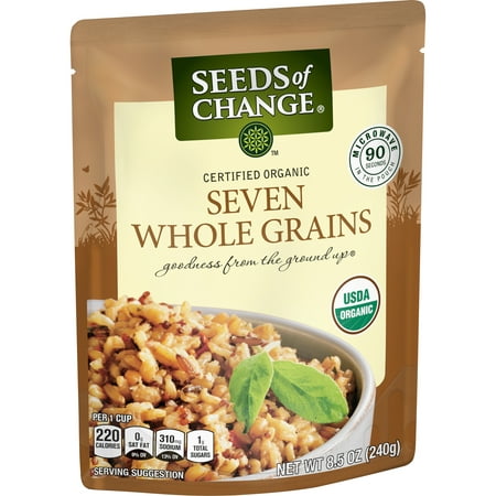 (6 pack) (6 pack) SEEDS OF CHANGE Organic Seven Whole Grains, 8.5oz