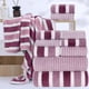 thumbnail image 5 of Toallas para Lavar la Cara Set de Rayas Anchas de Terciopelo de Cara 4 Toallas 2 Toallas de Baño 2 Paños de Lavado Toallas de Baño Súper Absorbentes, 5 of 8