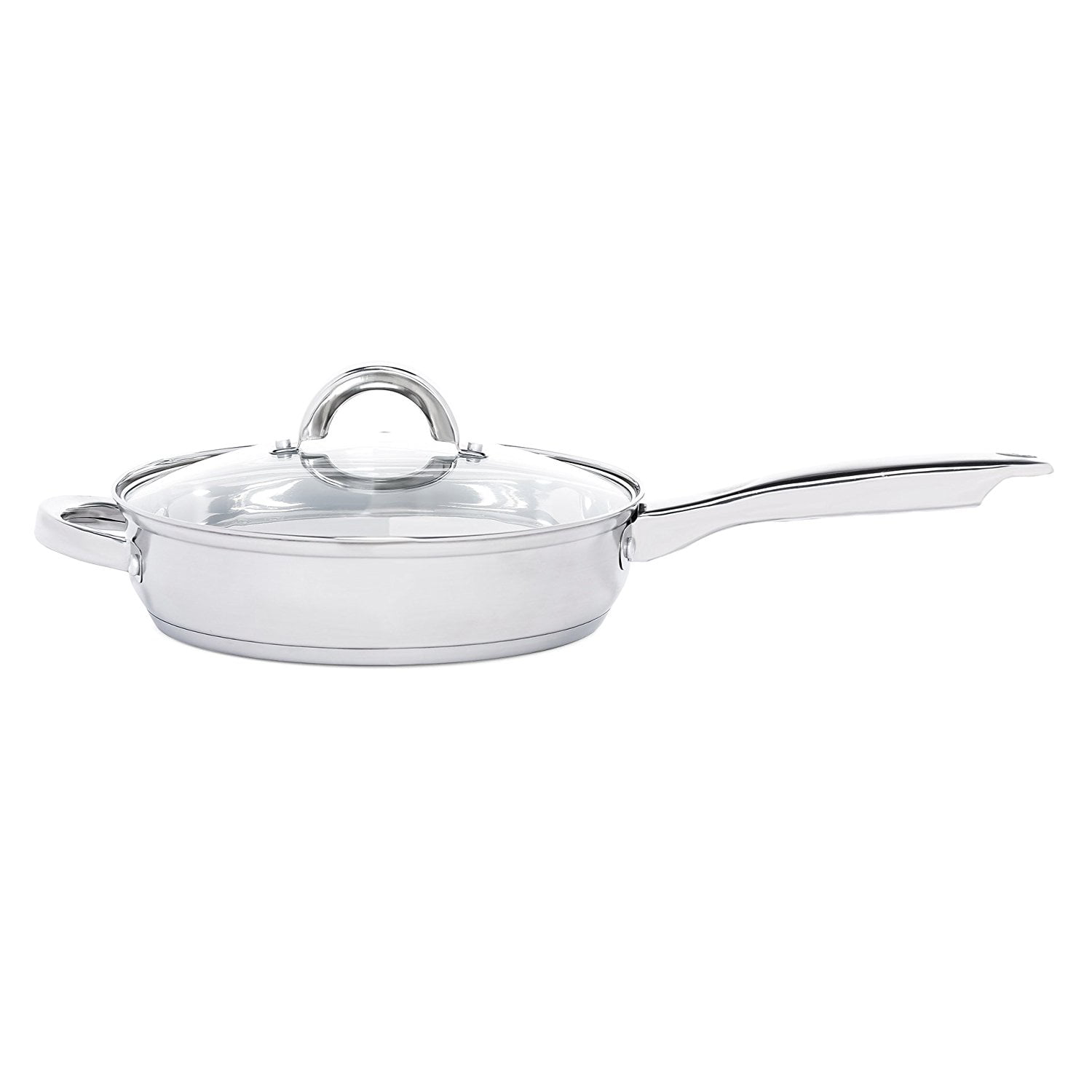 Heim Concept 12 Pieces Professional Grade Stainless Steel Cooking Pots and Pans Kitchen Cookware Set Lids