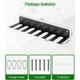 thumbnail image 3 of Wall Mount Baseball Bat Holder, Heavy Duty Metal Bat Rack, Bats Organizer for Dugout Fence Home Garage, Black, 3 of 4