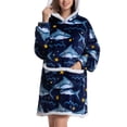 thumbnail image 3 of Manta con capucha de franela para mujer, manta de franela para mujer, manta de gran tamaño, sudadera con capucha, manta grande, mejora tu experiencia, 3 of 6