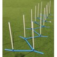 thumbnail image 3 of Handlers Choice Adjustable 12 Pole Continuous Agility Weave Pole Set with Grass Stakes, 3 of 3