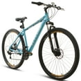 thumbnail image 1 of 29 inch Mountain Bike, Elecony Aluminum Mountain Bike, Shimano 21 Speed Mountain Bicycle Dual Disc Brakes for Woman Men Adult Blue, 1 of 6