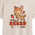 thumbnail image 3 of Bambi - Feeling Berry Cute - Women's Oversized T-Shirt, 3 of 5
