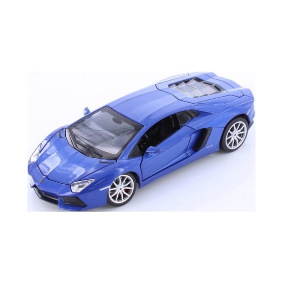 Lamborghini Aventador LP700-4 Roadster Coupé, Blue - Showcasts 68254/74D - 1/24 scale Diecast Car