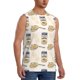 thumbnail image 2 of Fotbe Peanuts Men's Camiseta sin Mangas Estampada para Hombres, Playera Casual para Gimnasio, Entrenamiento, Playa-Large, 2 of 7
