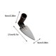 thumbnail image 3 of Azada portátil para desherbar acero de manganeso - Herramienta de jardinería multipropósito para plantar verduras y flores, martillar y quitar clavos, 3 of 6