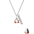 thumbnail image 2 of Delight Jewelry Resin Penguin Silvertone Always My Sister Bar Charm Necklace, 23", 2 of 4