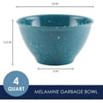 thumbnail image 2 of Rachael Ray Accessories Kitchen Pantryware Multi Purpose/Salad Serveware/Melamine Garbage Bowl, 4 Liters, Agave Blue, 2 of 8